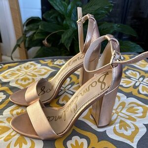 Sam Edelman rose gold heels